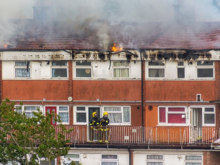 Apartment tenant burned in gas explosion
